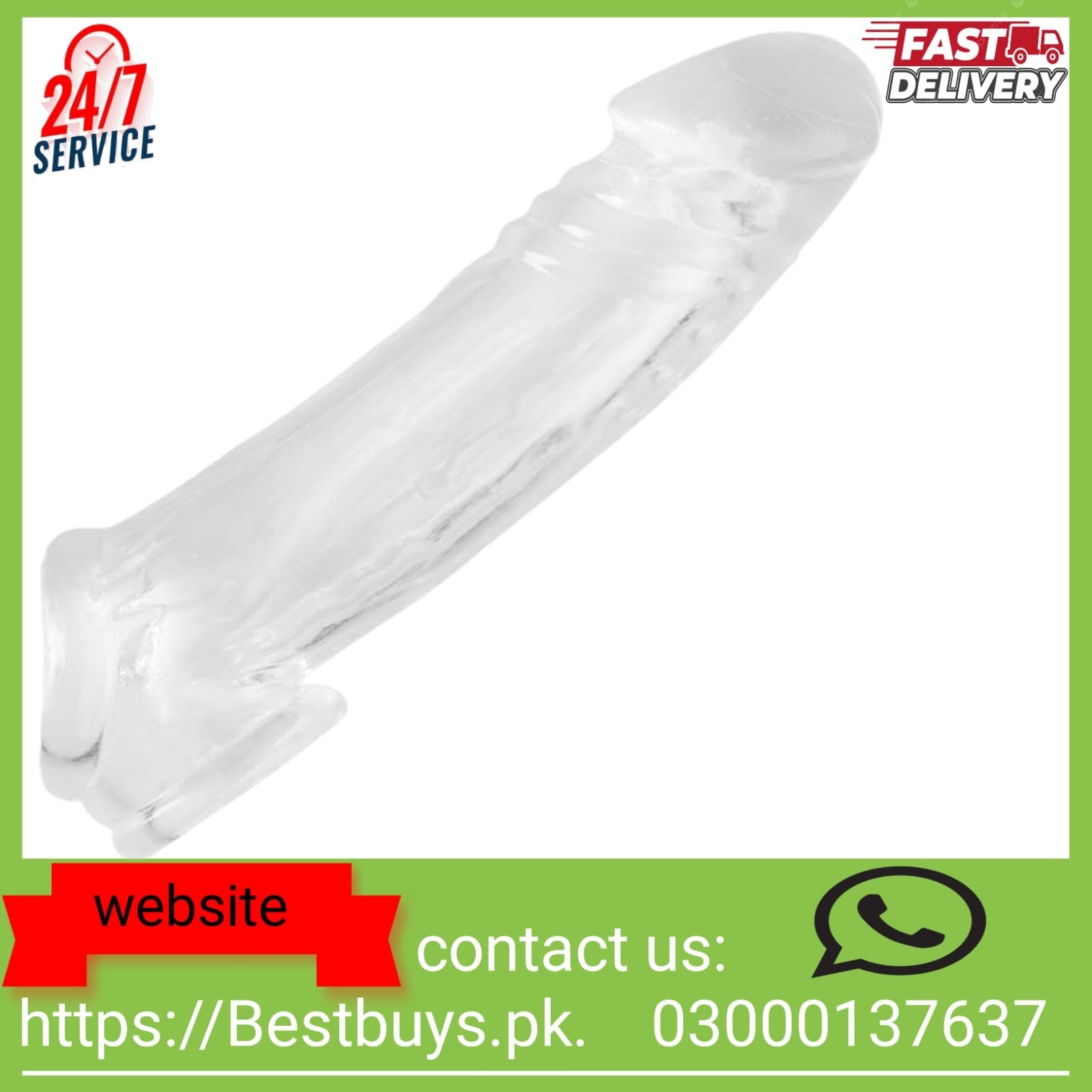 6 Inch Long Penis Sleeve Condom In Pakistan