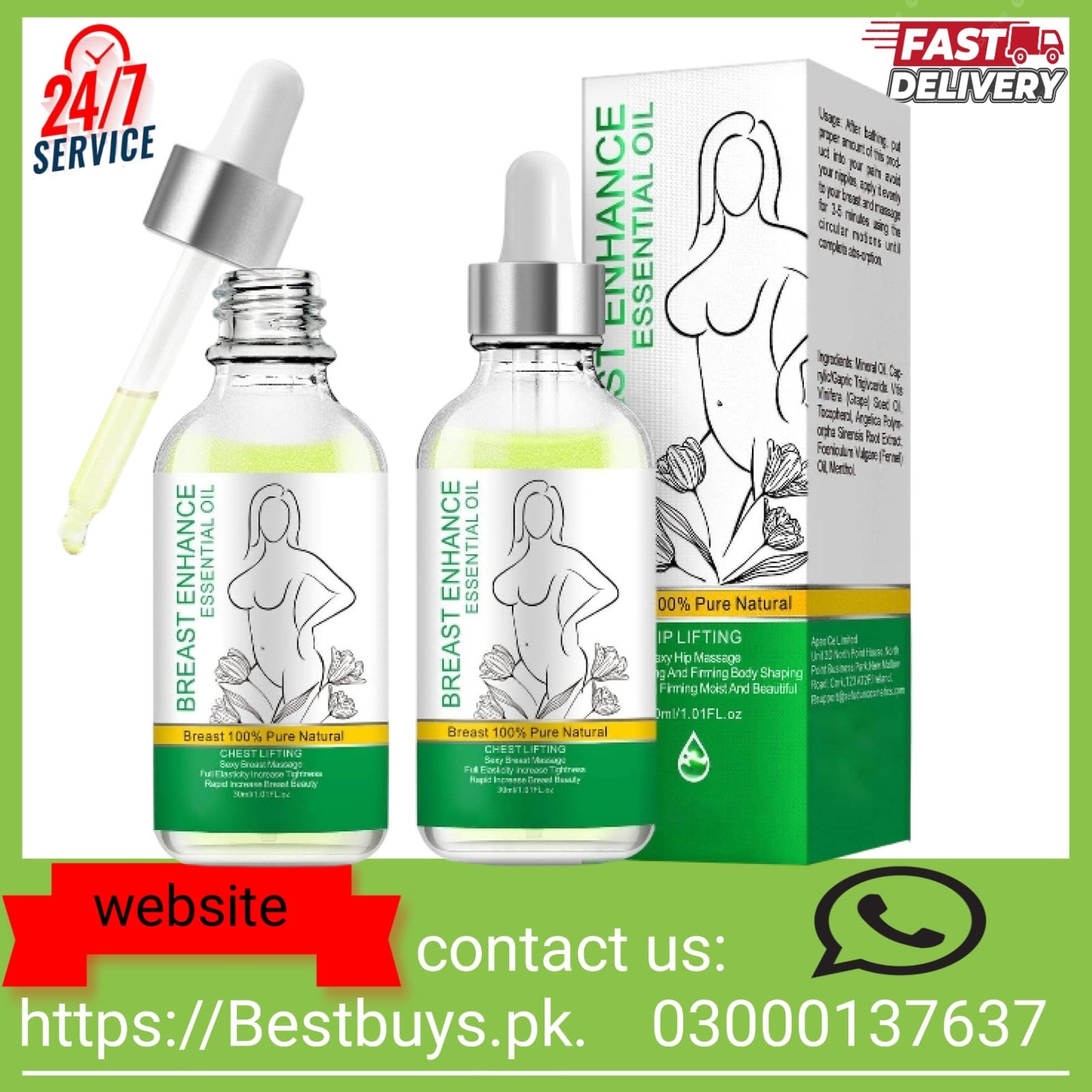 Breast Enlargement Oil Price in Pakistan