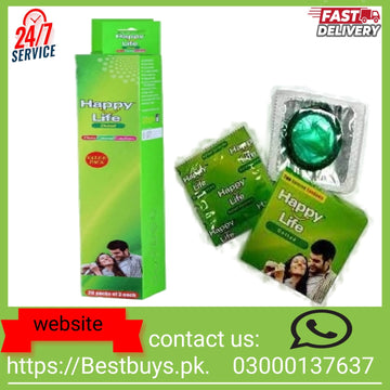 Happy Life Dotted 3’s Condoms In Pakistan