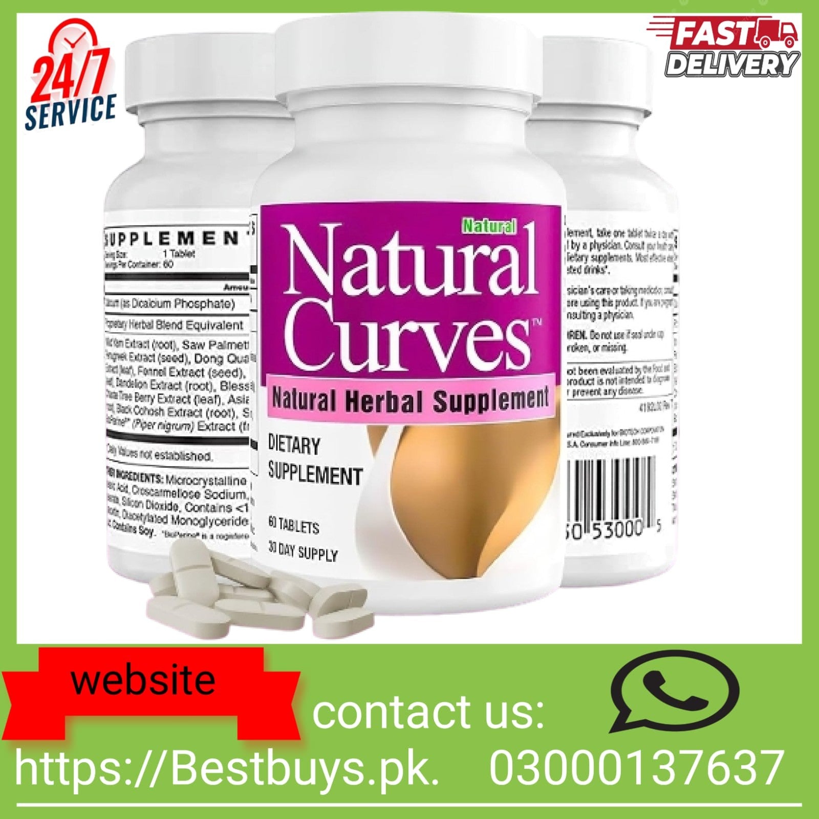 Natural Curves Supplement Price in Pakistan