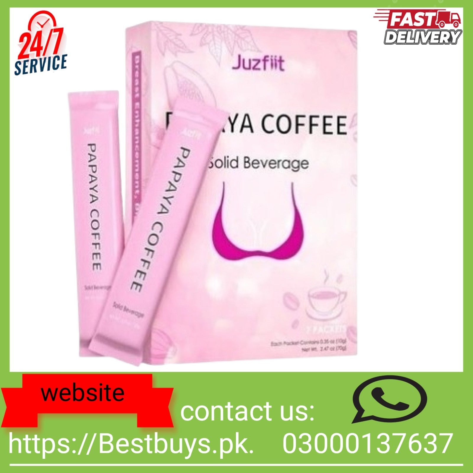 Papaya Breast Coffee in Pakistan