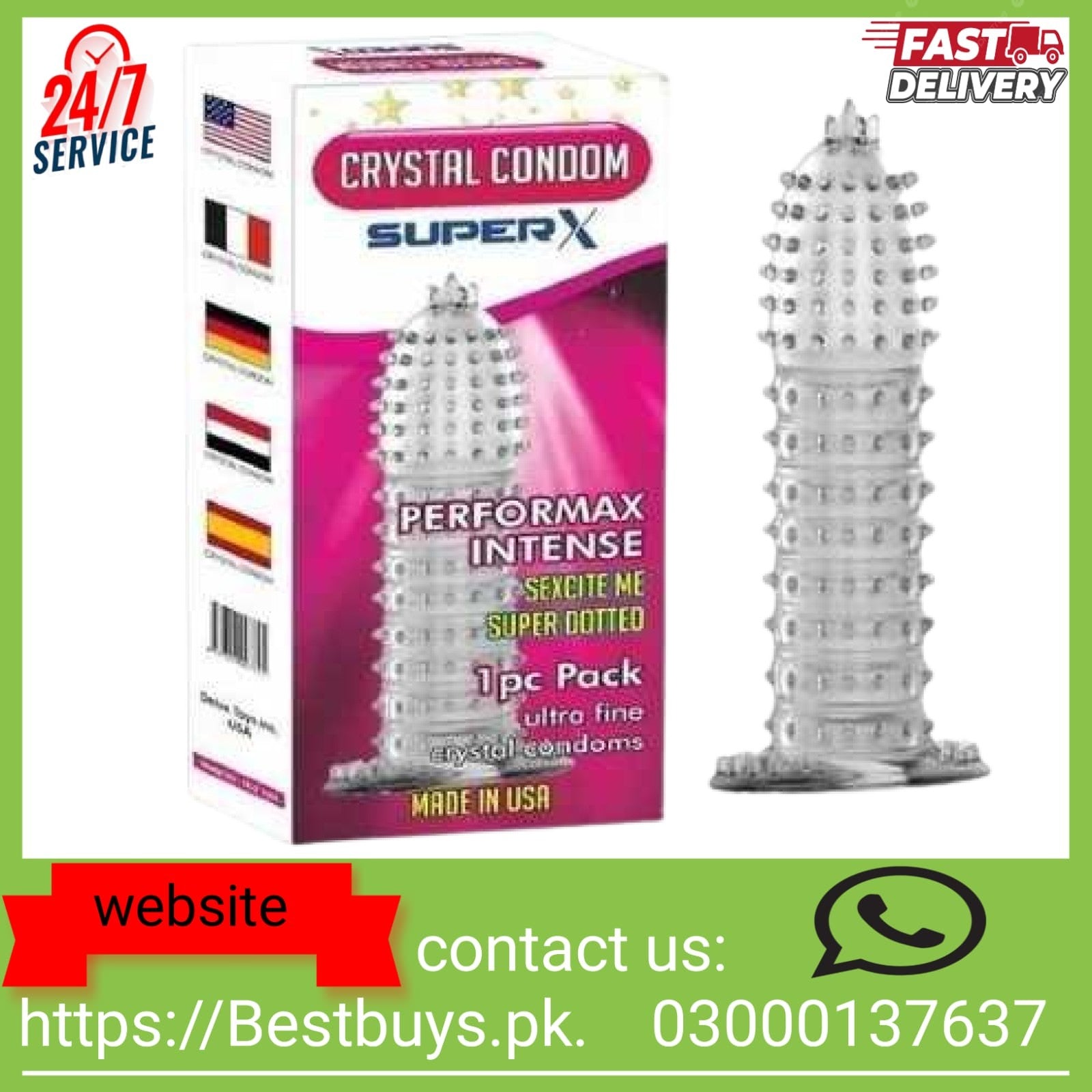 Silicone SuperX Condom In Pakistan